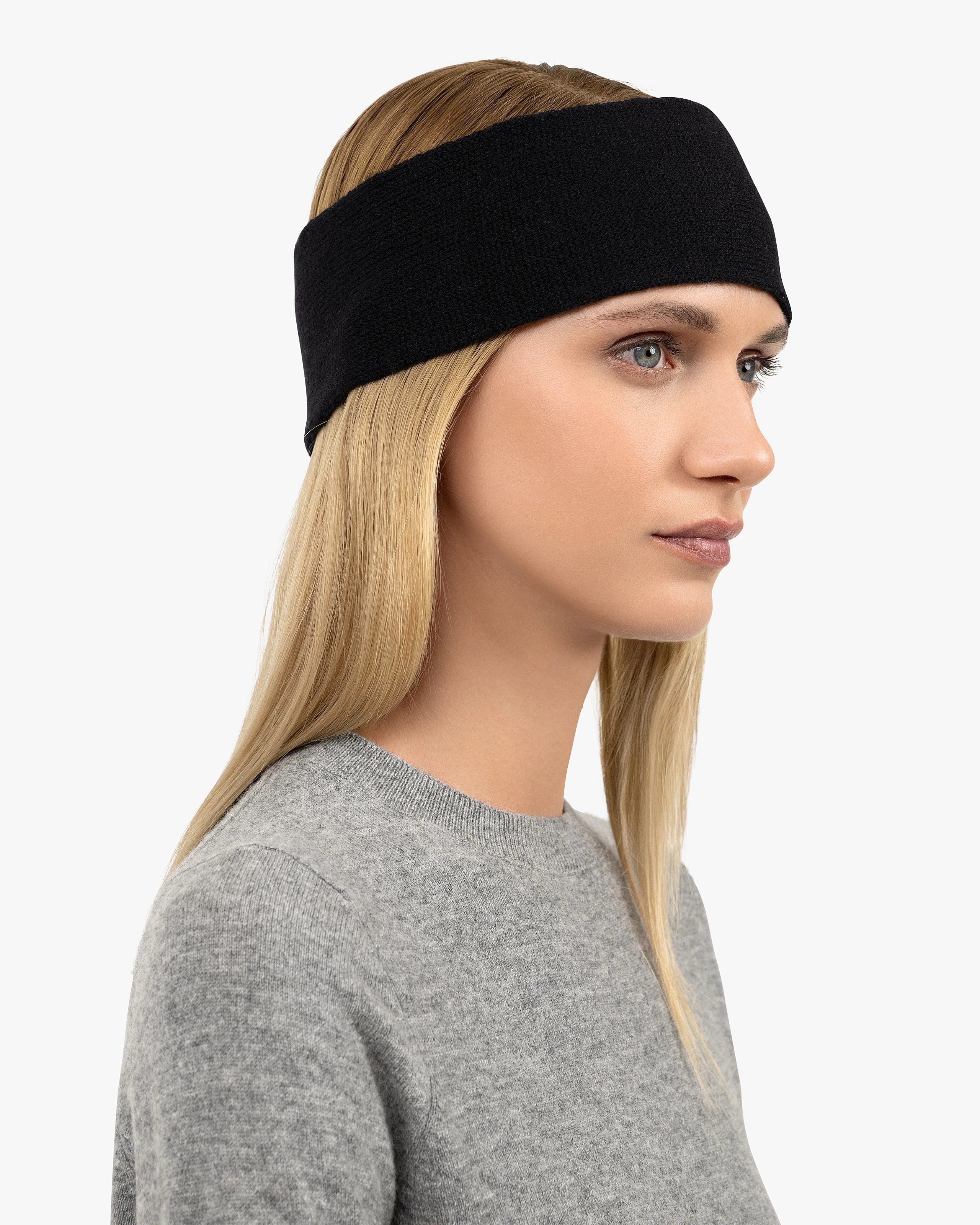 NWT Authentic MCM Headband Cubic Monogram‎ Knit Headband Black Wool Blend Simond Merino Wool Backpacking Headband - MT500 – Decathlon main image 2