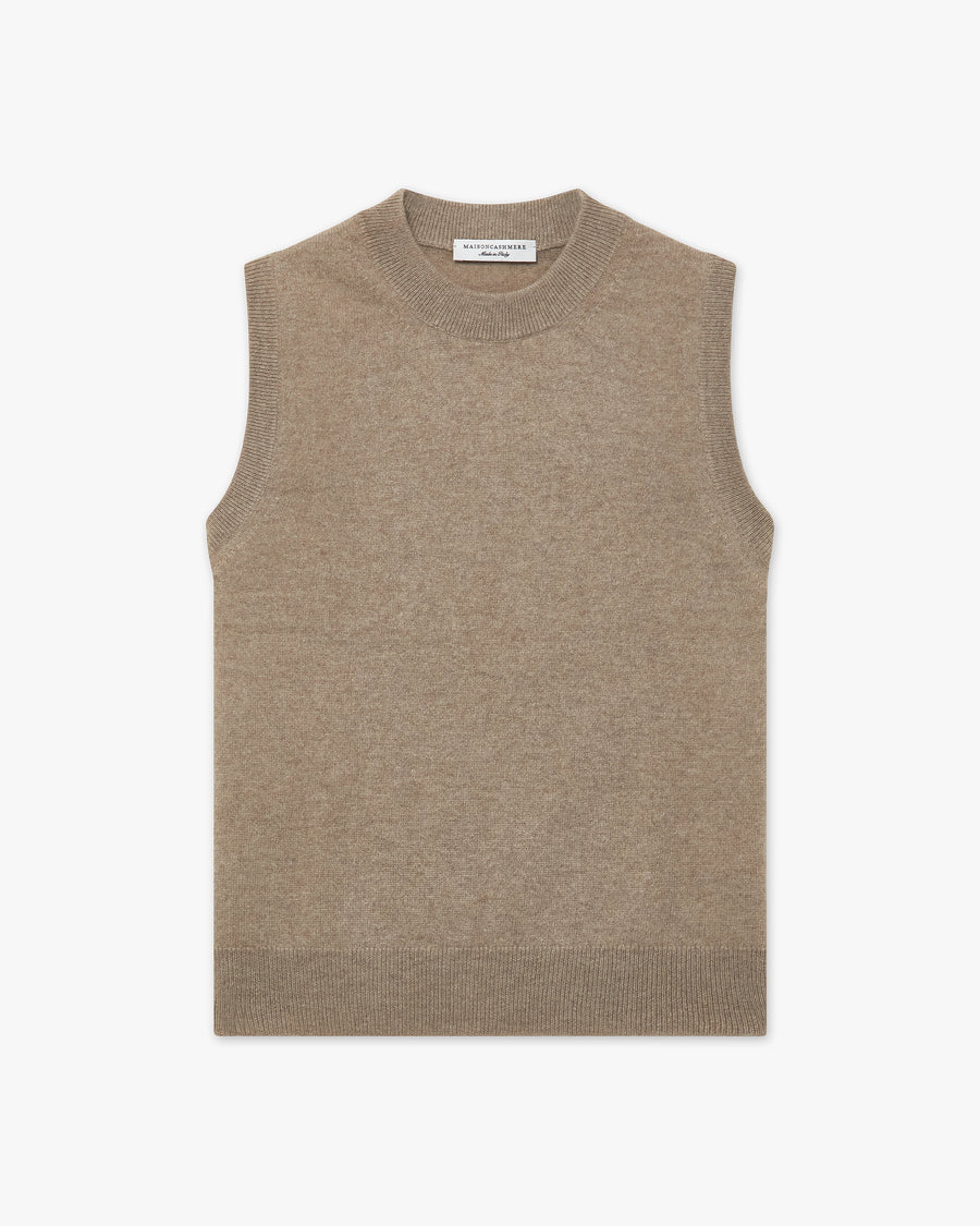 Essential Top - Taupe Cashmere