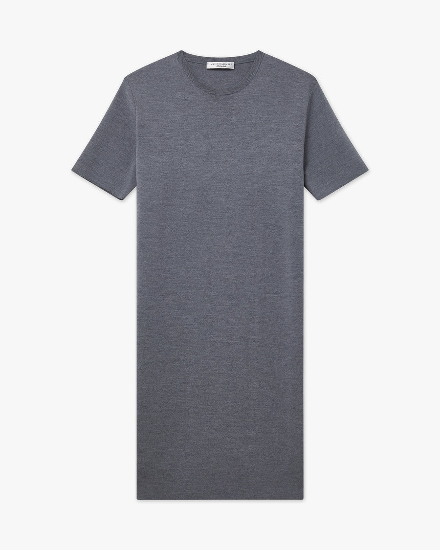 Seraphine Dress - Grey Merino Superfine