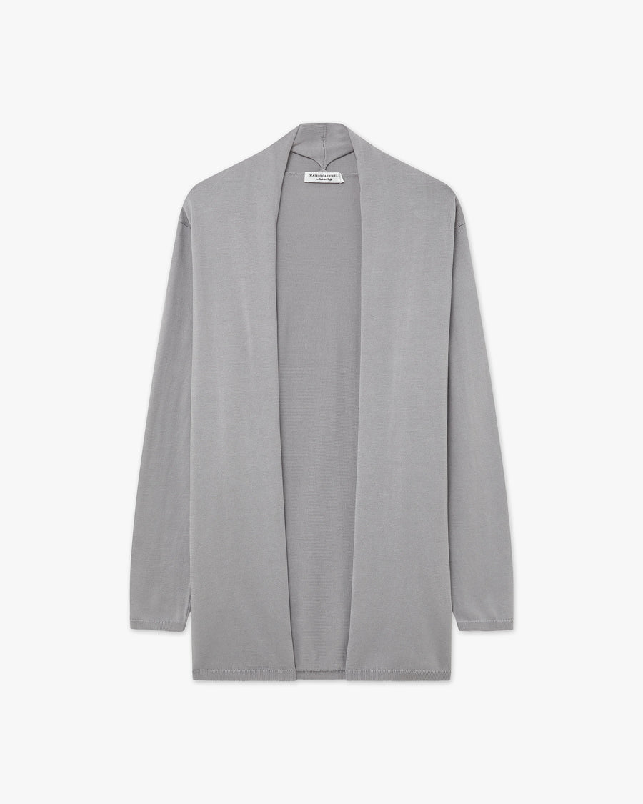 Oasi Open Cardigan - Grey Cotone