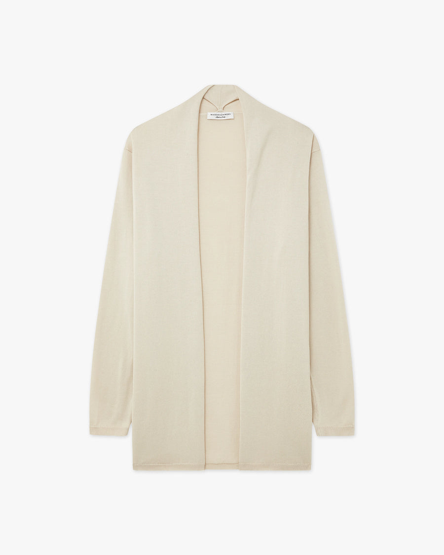 Oasi Open Cardigan - Beige Cotone