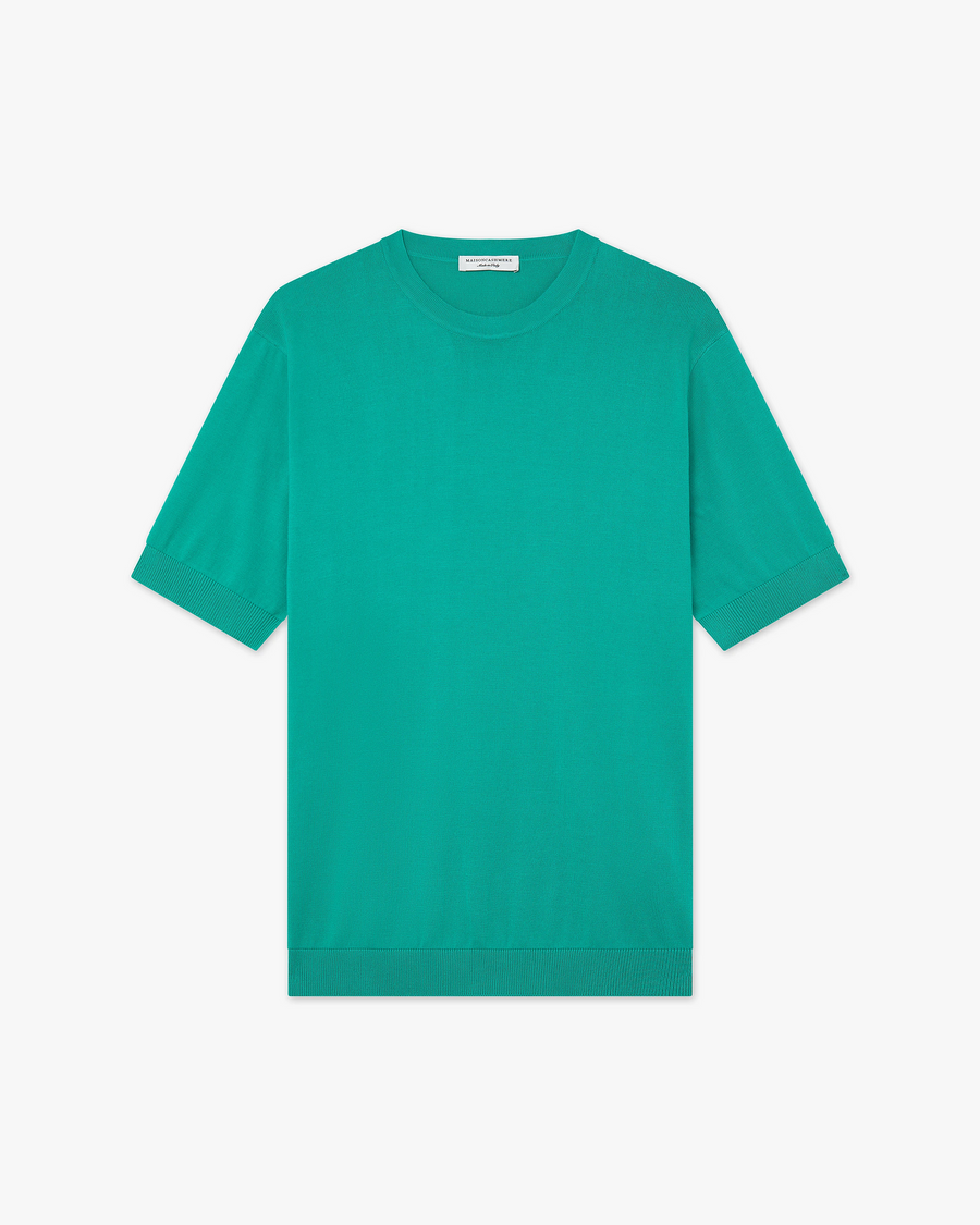 Men's Giza Tee - Green Cotone
