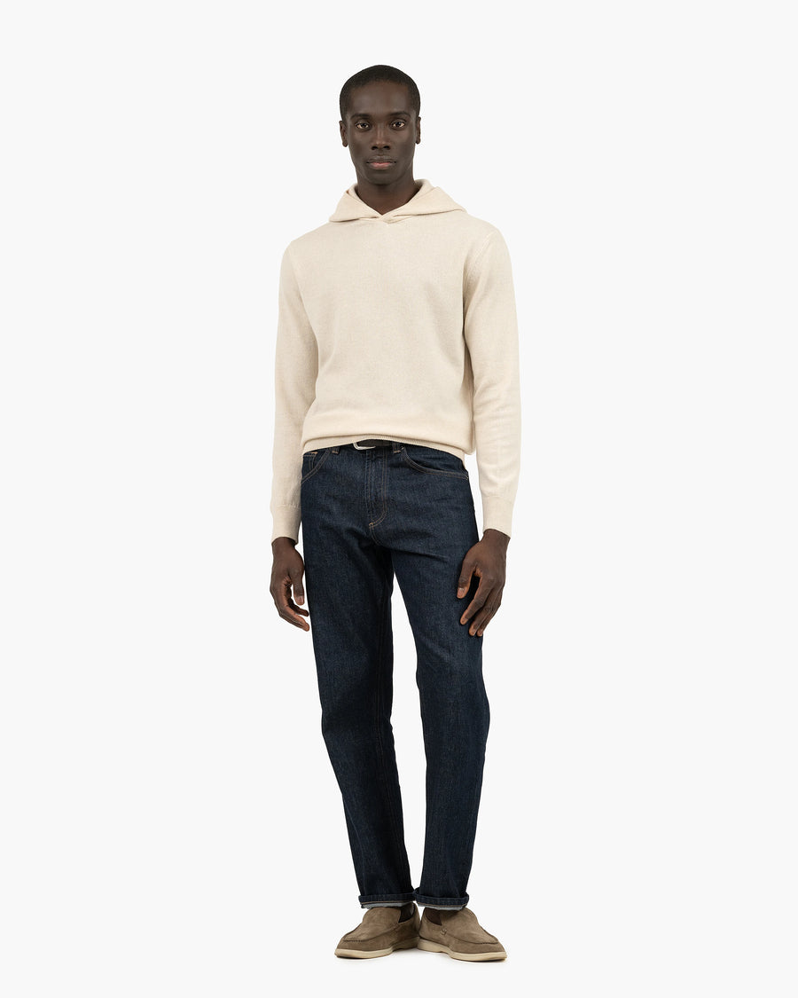 Men's Gramercy Hoodie - Light Beige Cashmere