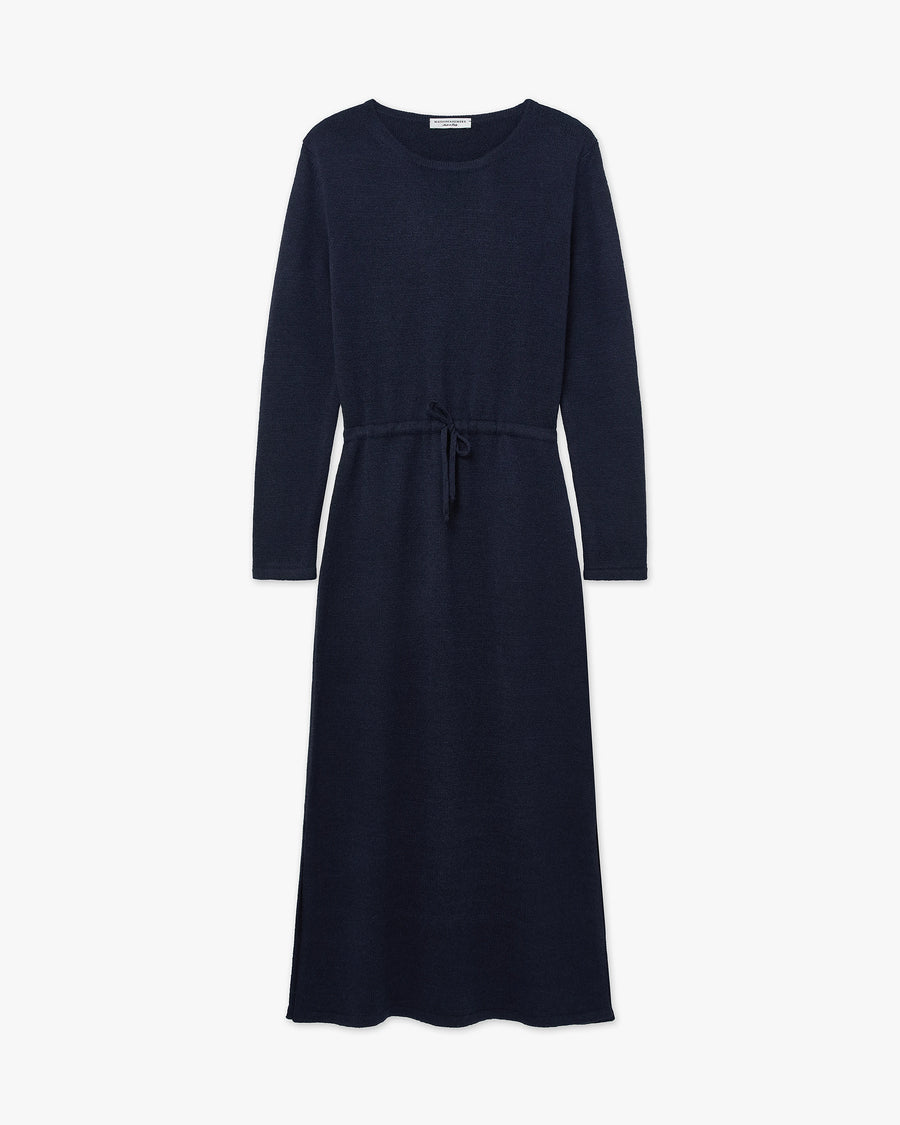 Siena Midi Dress - Blue Merino / Cashmere