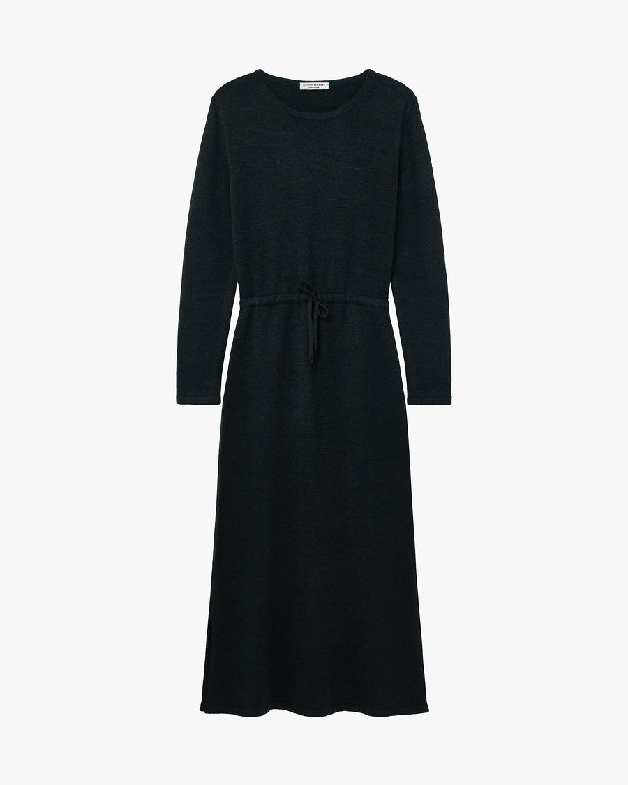 Siena Midi Dress - Black Merino / Cashmere