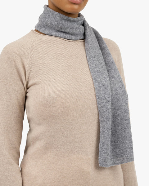 Women's Essential Scarf - Medium Grey Cashmere