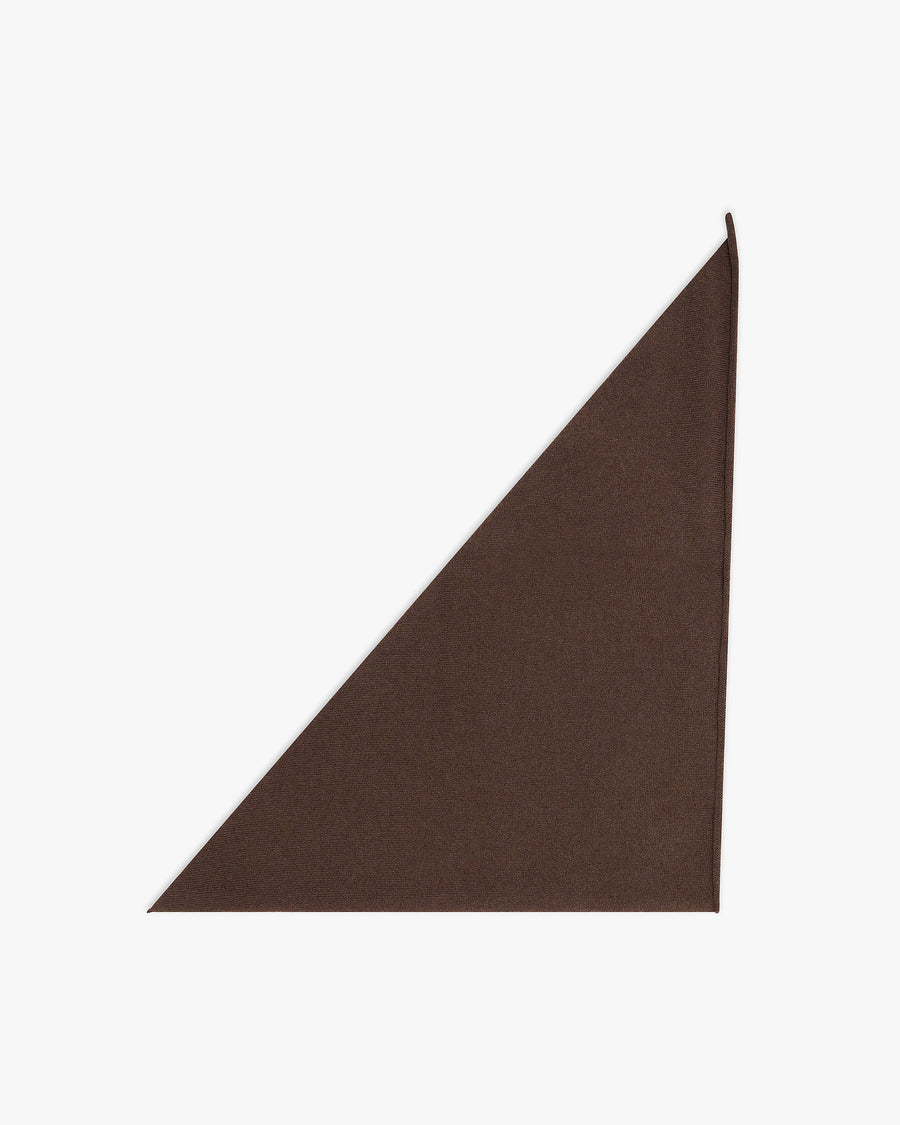 Women's Bandana Scarf - Brown Cashmere