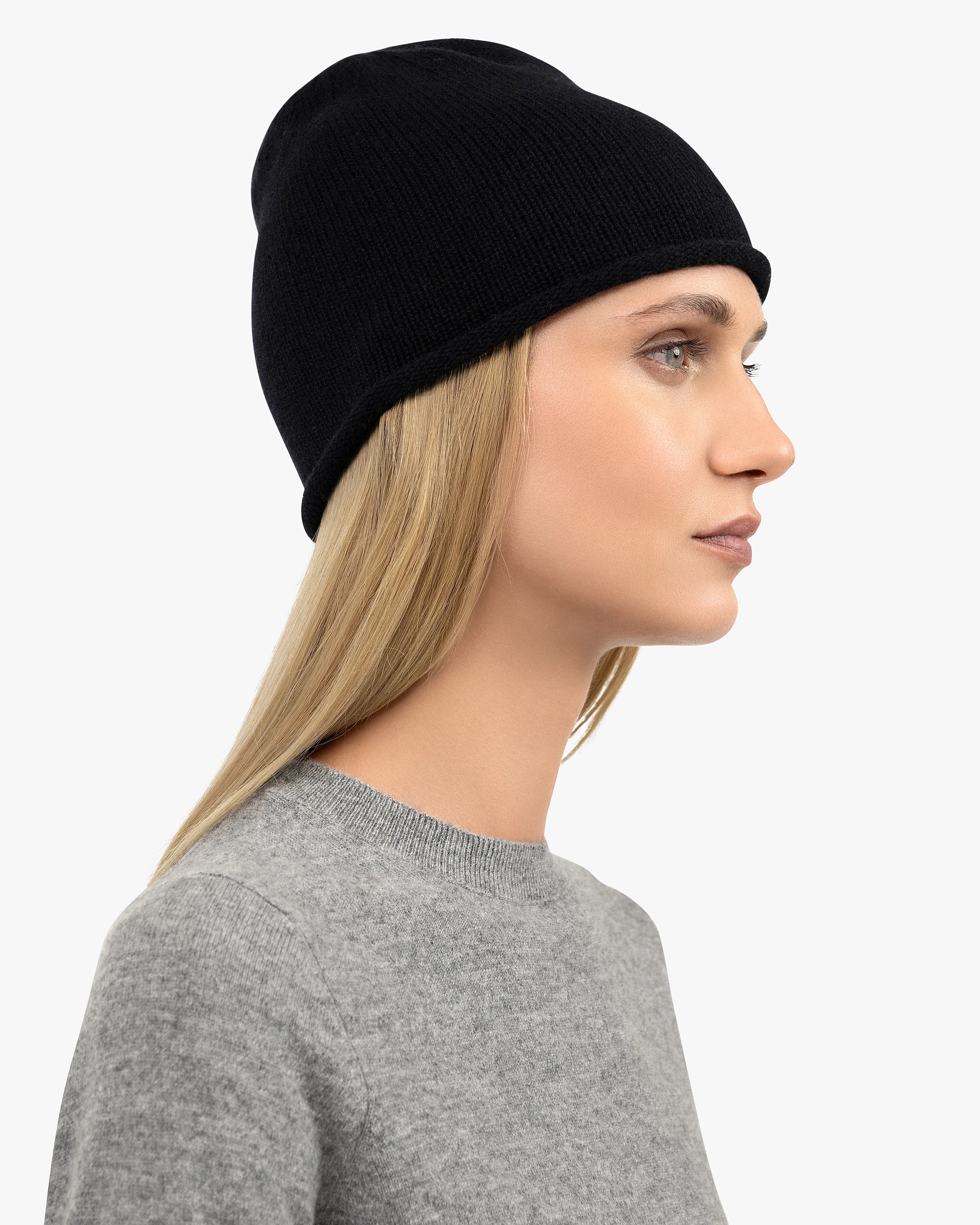Women cashmere beanie hat Winter Hats Slouchy Cashmere Beanie Beanie Hats Cashmere  main image 2