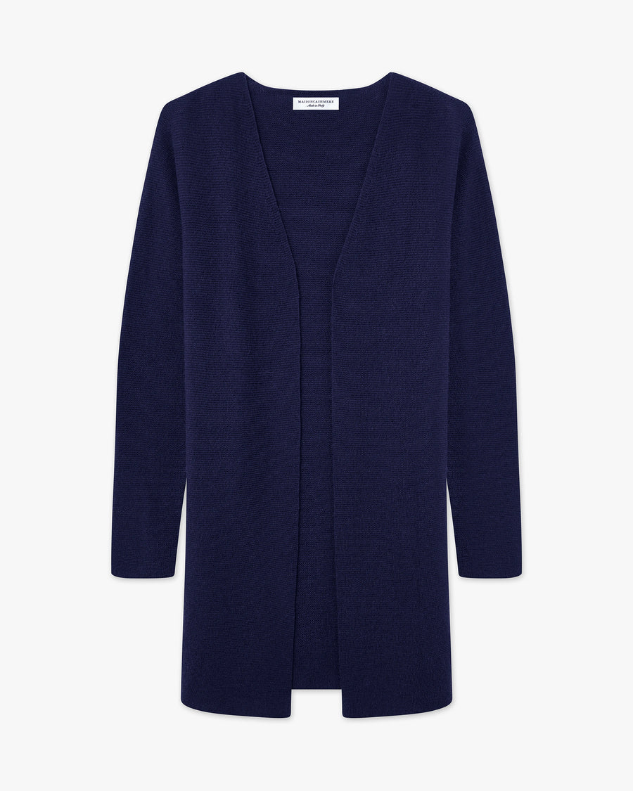 Soffio Cardigan - Blue Cashmere