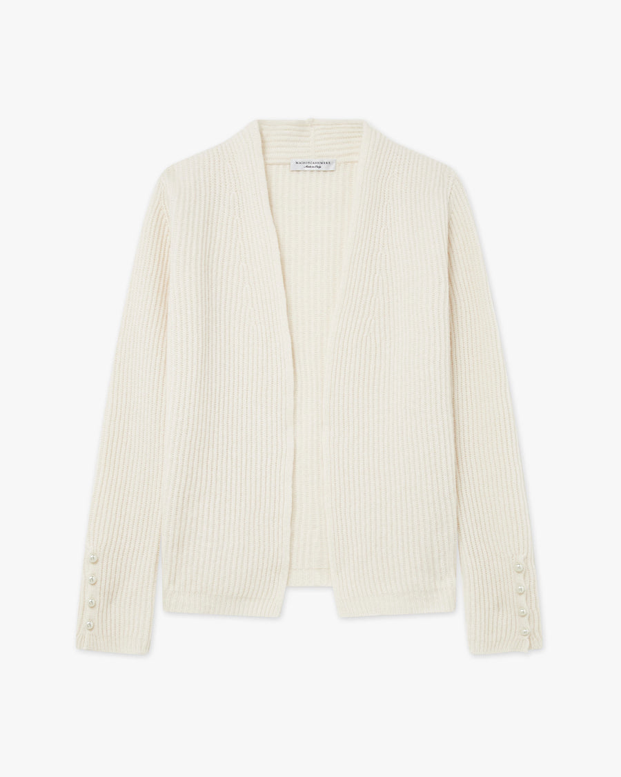 Sorapis Cardigan - White Cashmere