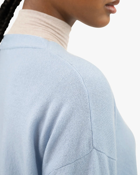 Velia Maxi Cardigan - Light Blue Cashmere