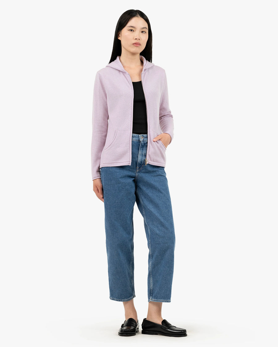 Women's Salò Zip Hoodie - Lilac Cashmere