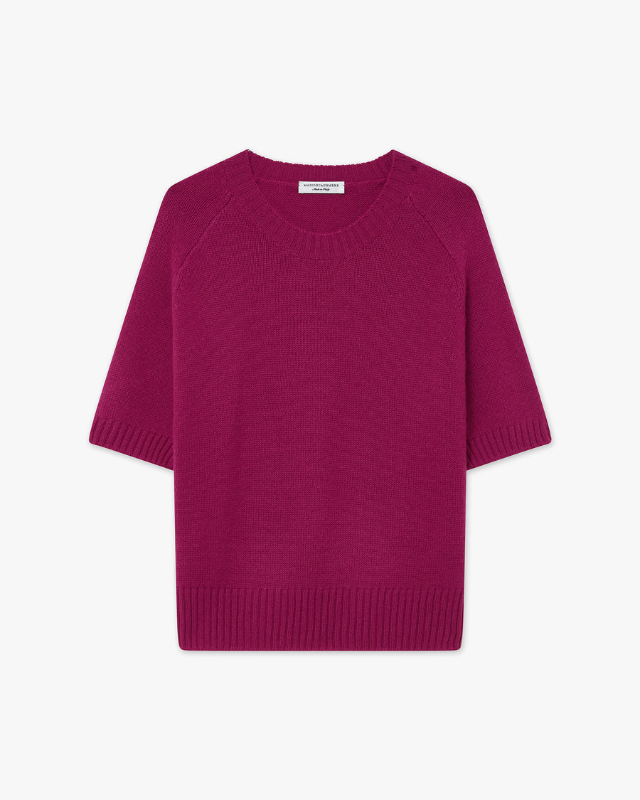Women's Dolomiti Tee - Magenta Cashmere