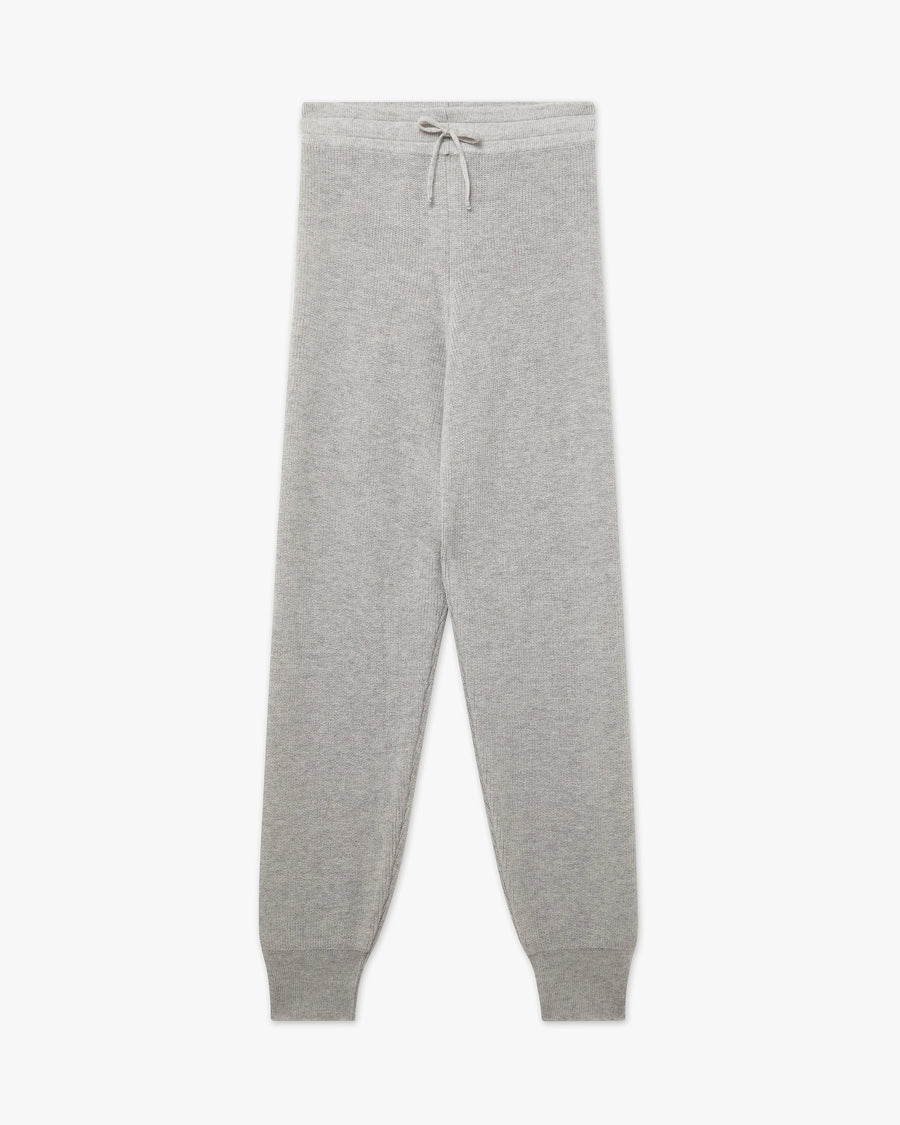 Women's Garisenda Joggers - Light Grey Merino / Cashmere
