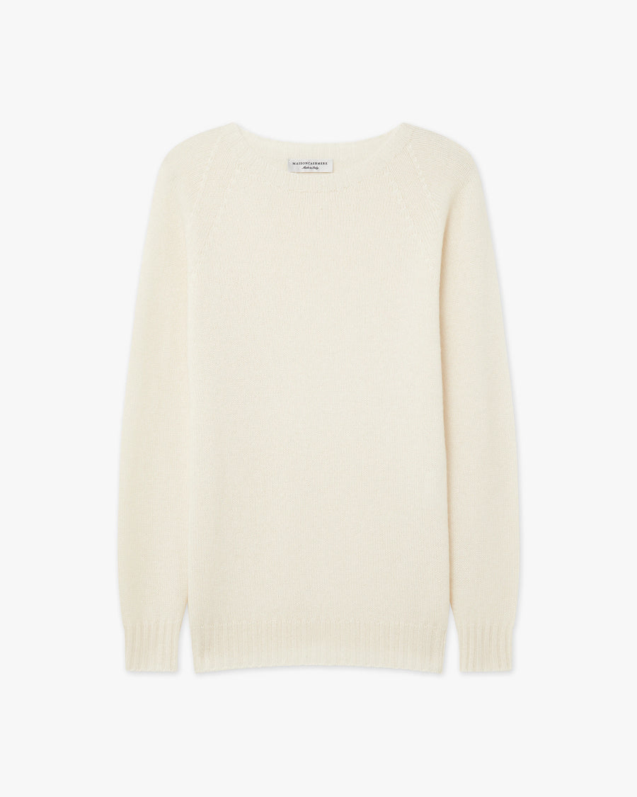 Women's Parksville Crew Neck Sweater - White Cashmere
