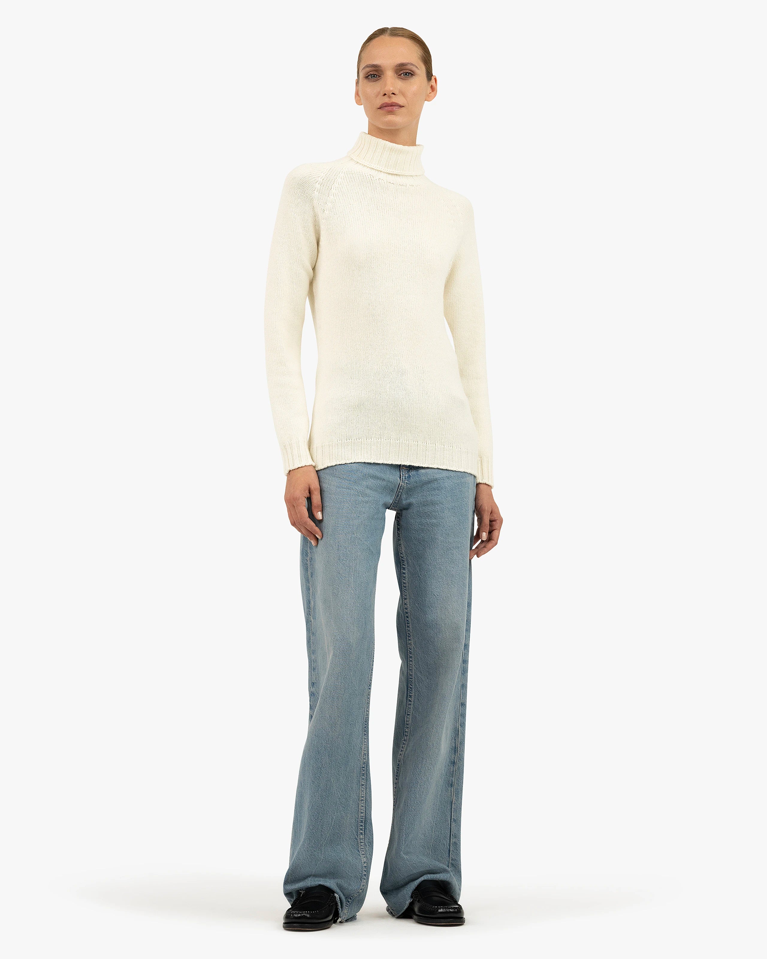 Cashmere Sweater Lands End Kaschmir Rollkragen Pullover Landsend