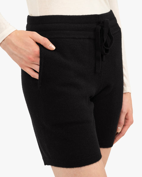Salò Shorts - Black Cashmere