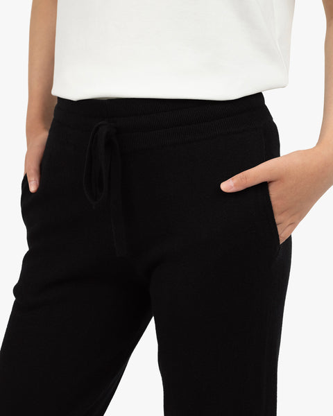 Women's Salò Sweatpants - Black Cashmere