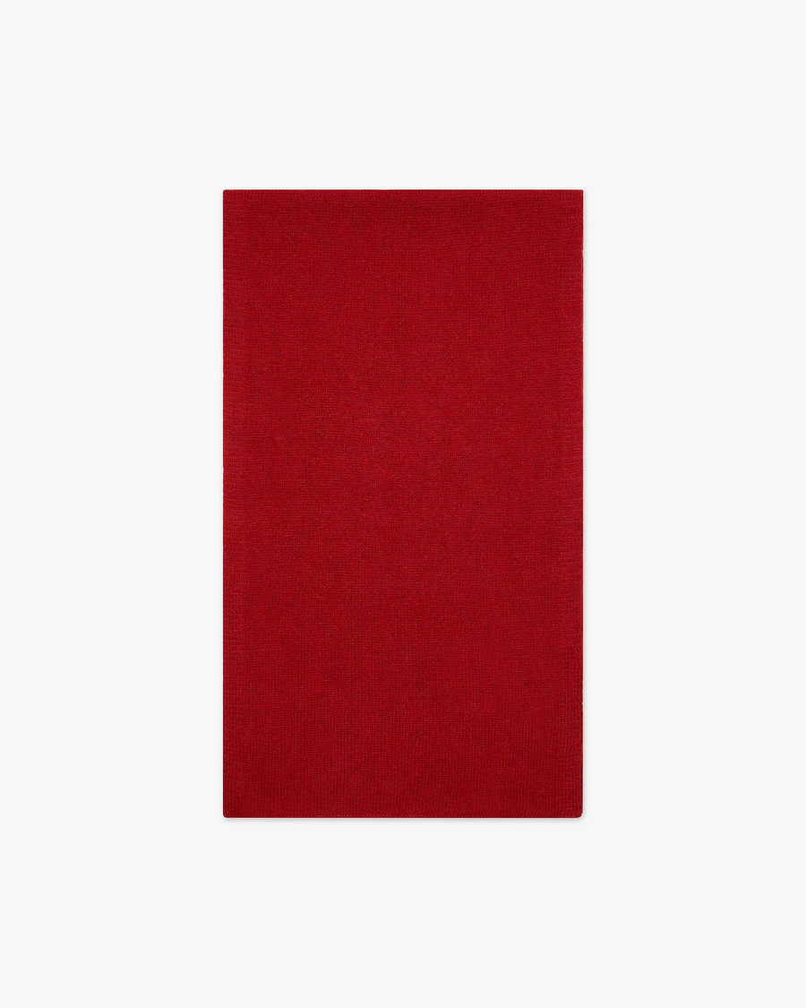 Women's Essential Scarf - Red Cashmere