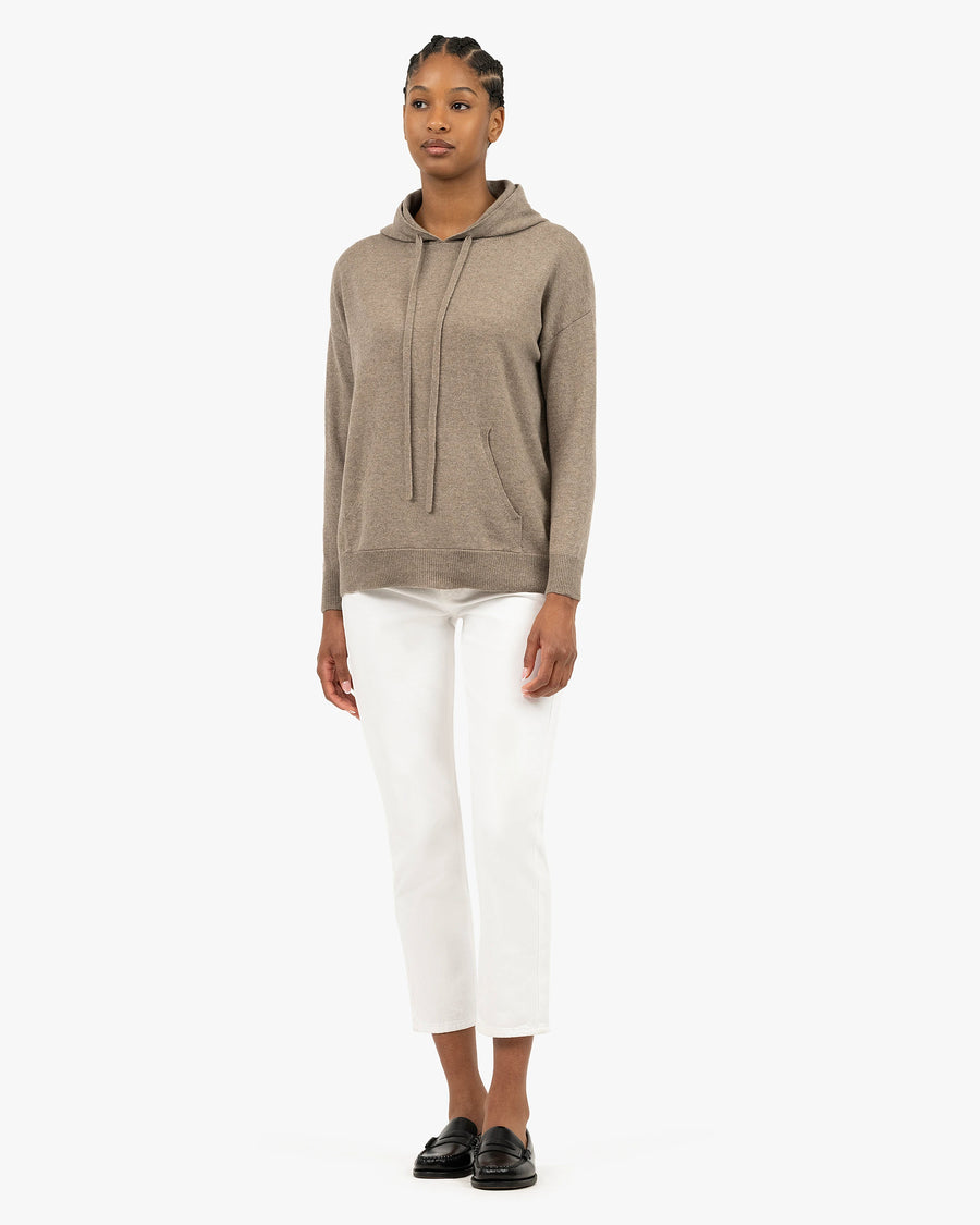 Women's Velia Maxi Hoodie - Taupe Cashmere