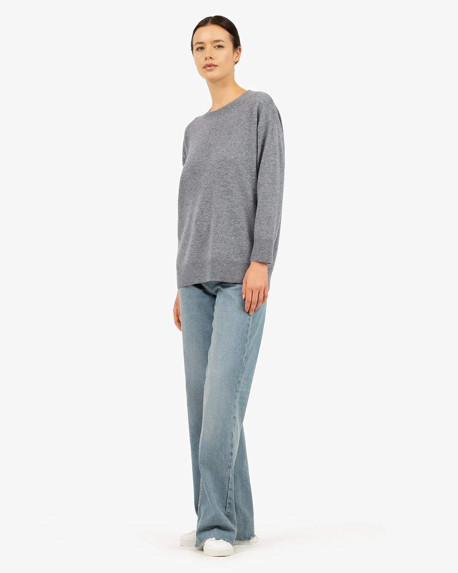 Velia Maxi Sweater - Medium Grey Cashmere