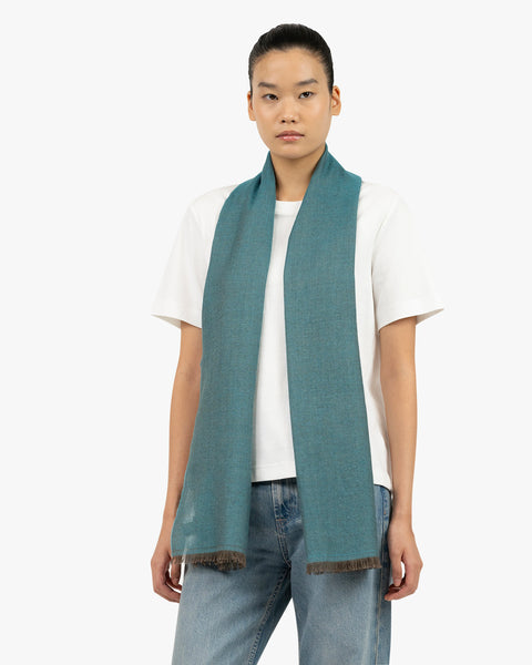 Positano Wrap - Teal Cashmere / Seta