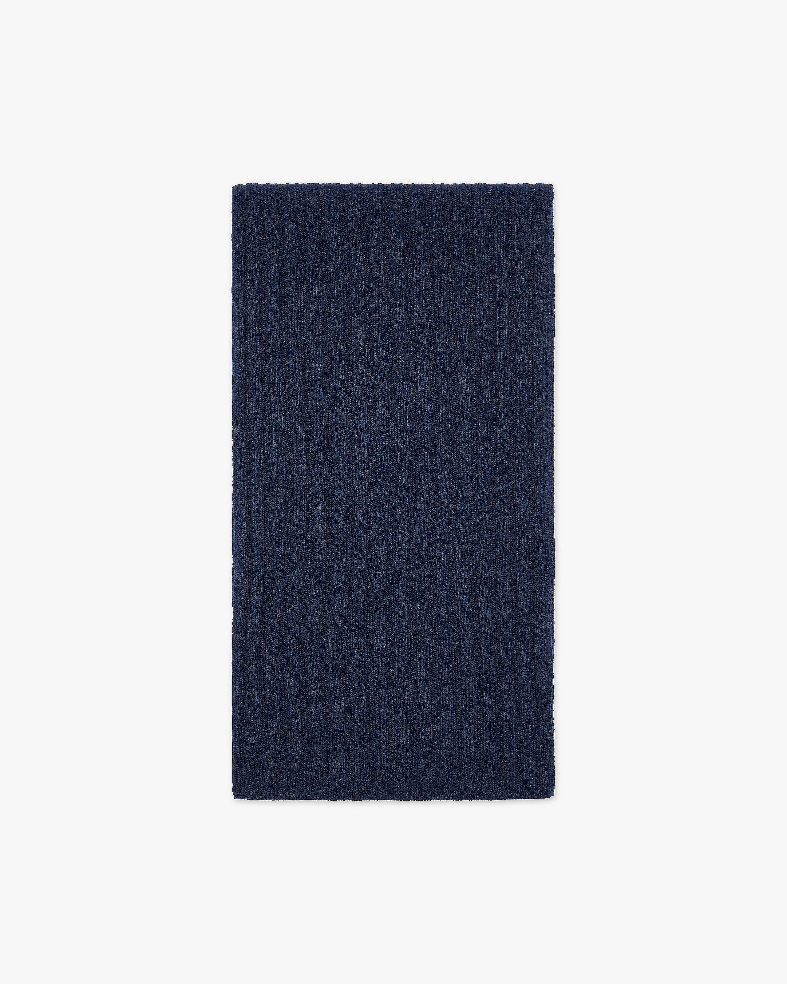 Women's Ribbed Scarf - Blue - Archive