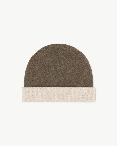 Cappello Cuffia Two-Tone - Marrone - Archivio