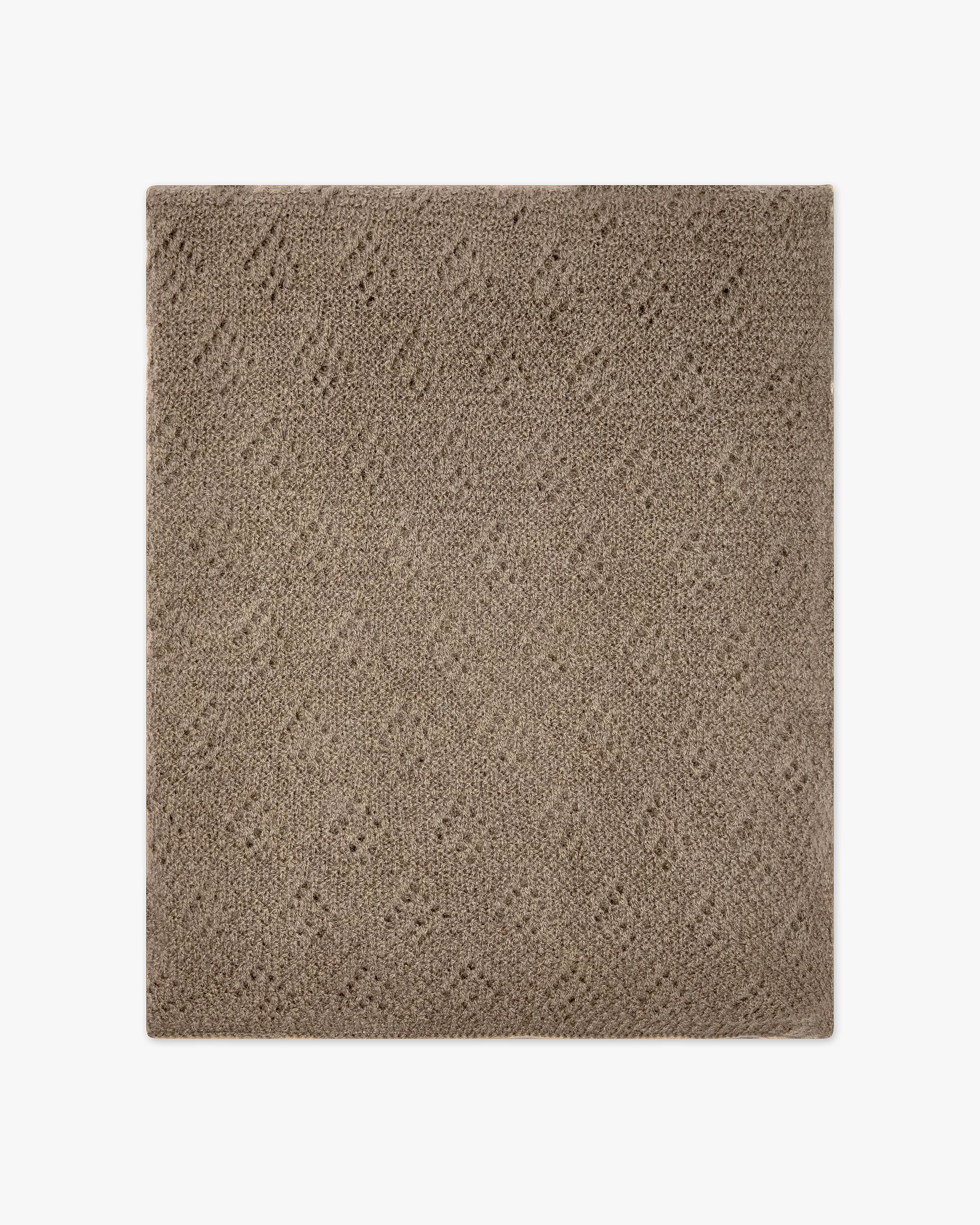 Maxi Sciarpa Pointelle - Tortora - Archivio