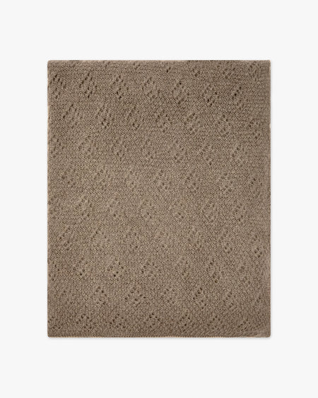 Maxi Sciarpa Pointelle - Tortora - Archivio