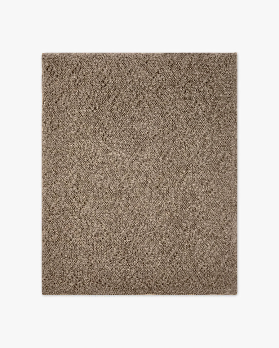 Maxi Sciarpa Pointelle - Tortora - Archivio