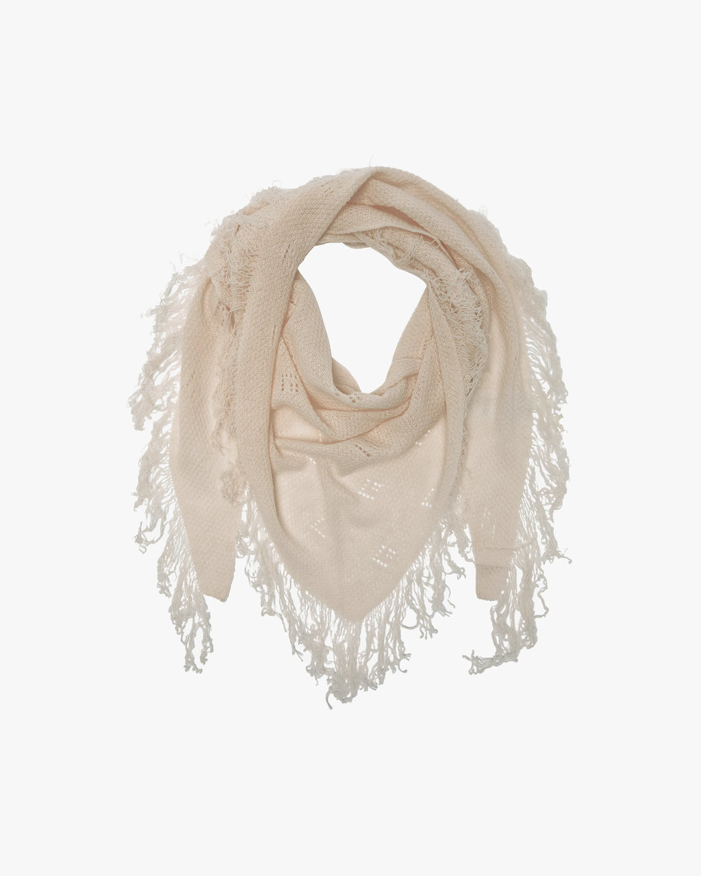 Pointelle Dreieckstuch - Beige - Archiv