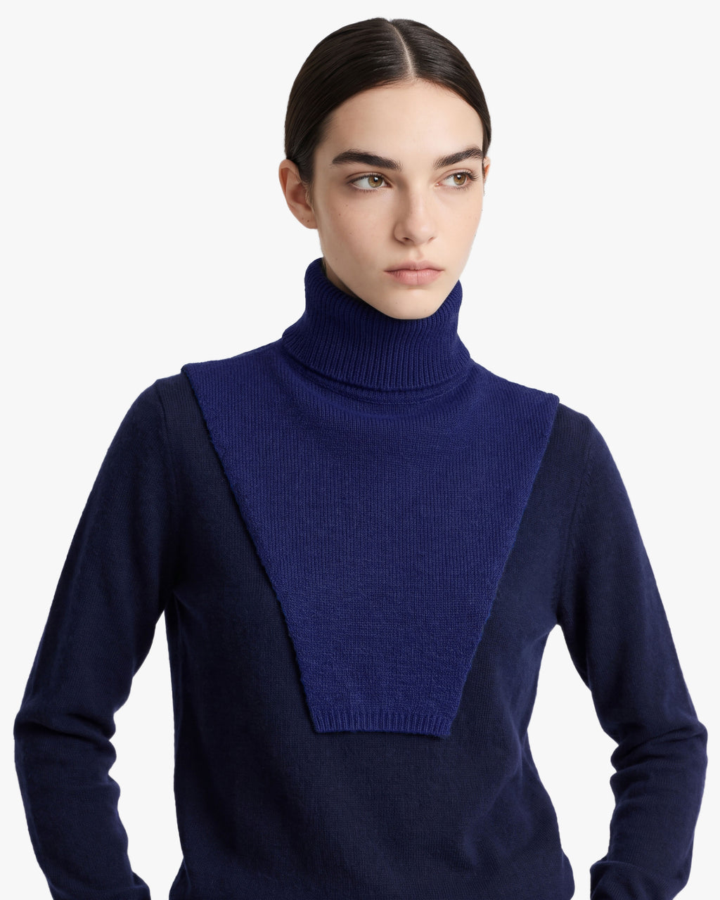 Turtleneck Dickey | The Moment 08 | Blue Women > Scarf