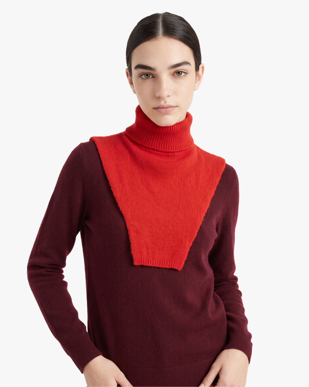 Turtleneck Dickey | The Moment 08 | Red Women > Scarf