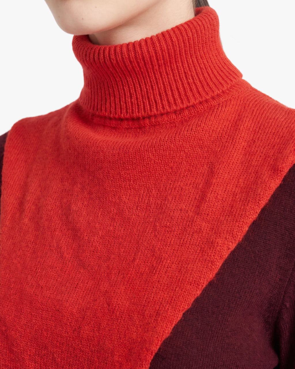Turtleneck Dickey | The Moment 08 | Red Women > Scarf