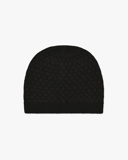 Cappello Cuffia Intreccio - Nero - Archivio