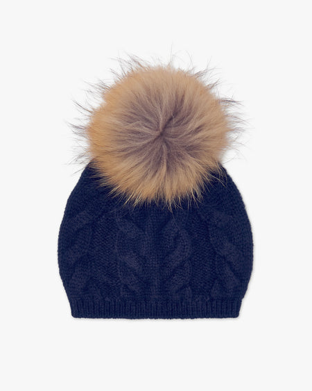 Cappello Pon Pon - Blu - Archivio