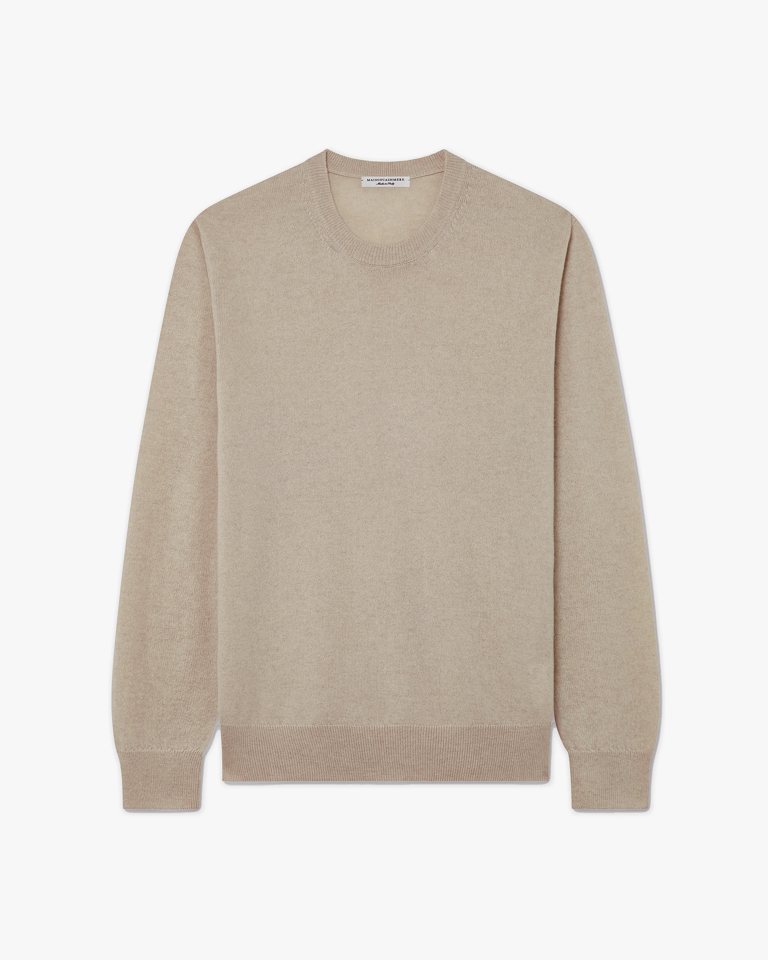 Maglia Girocollo Classic Uomo - Beige - Archivio