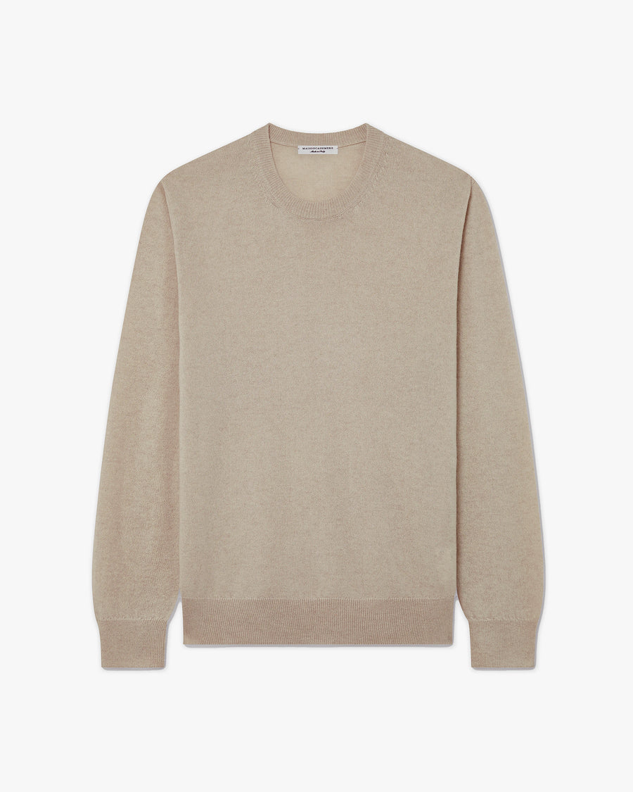 Maglia Girocollo Classic Uomo - Beige - Archivio