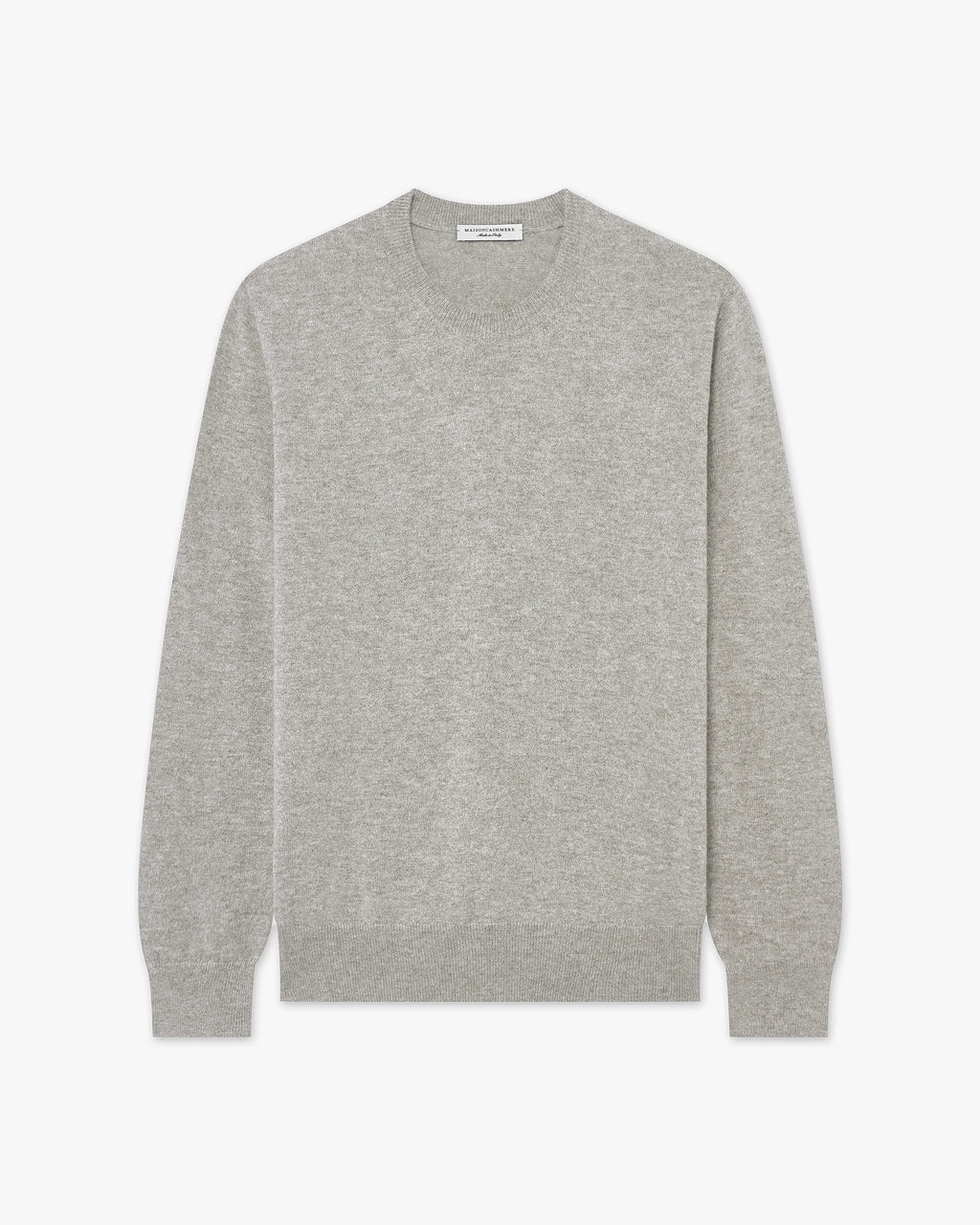 Men's Classic Crew Neck Sweater - Light Grey - Archive