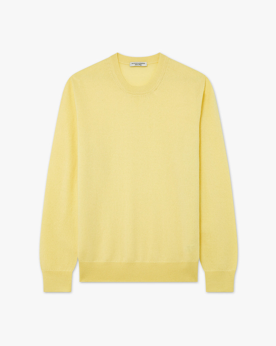 Maglia Girocollo Classic Uomo - Giallo - Archivio