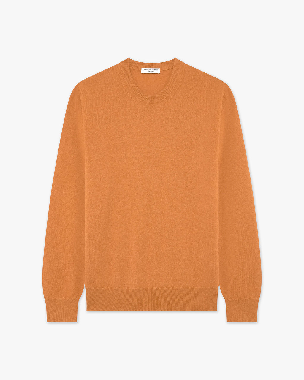 Classic Rundhalspullover Herren - Orange - Archiv