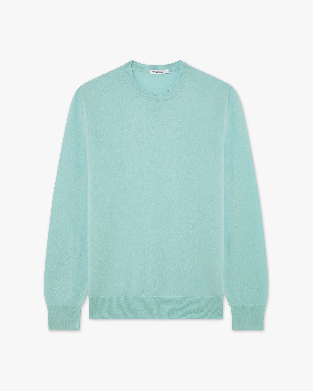 Classic Rundhalspullover Herren - Cyan - Archiv