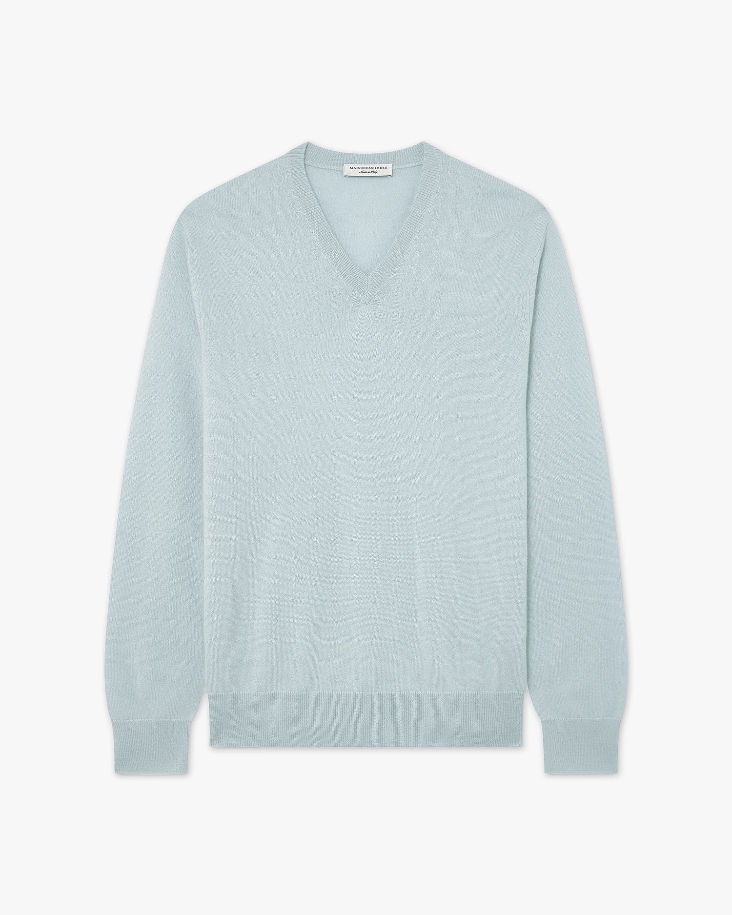 Maglia Scollo V Classic Uomo - Celeste - Archivio