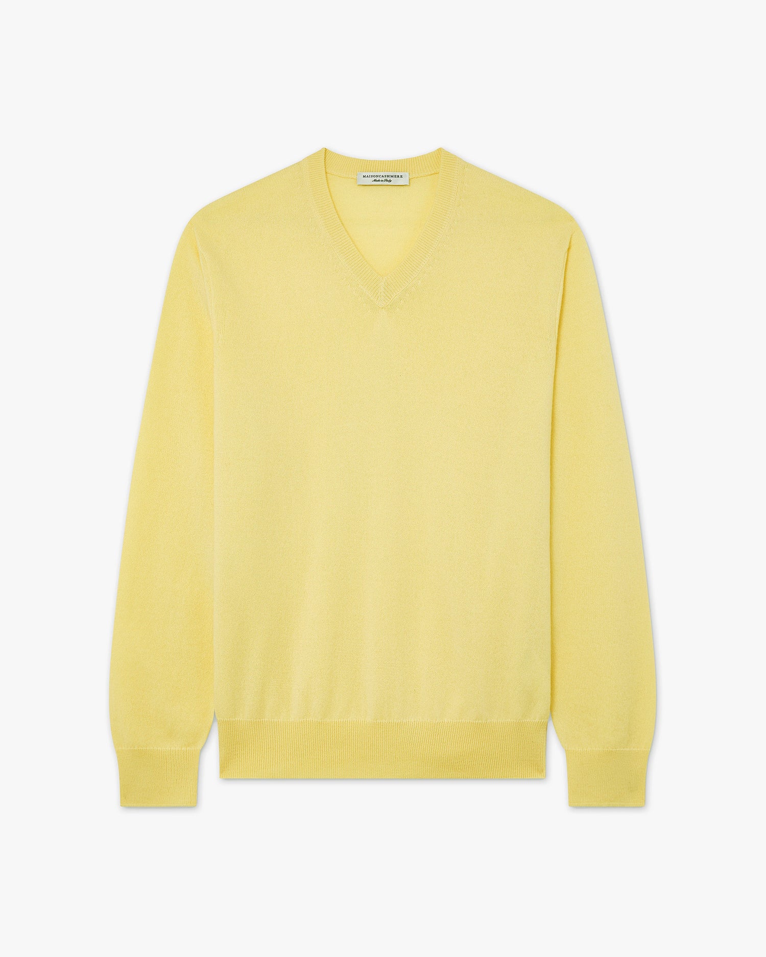 Maglia Scollo V Classic Uomo - Giallo - Archivio