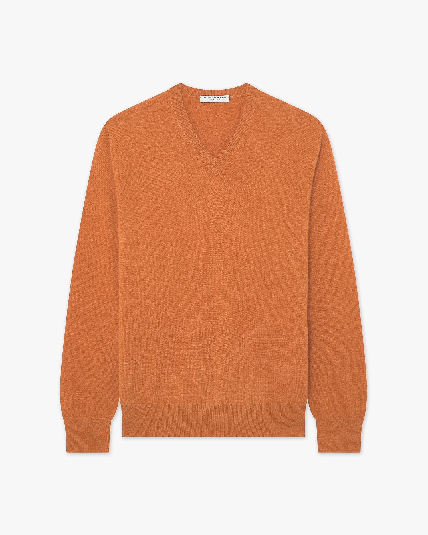 Maglia Scollo V Classic Uomo - Arancio - Archivio