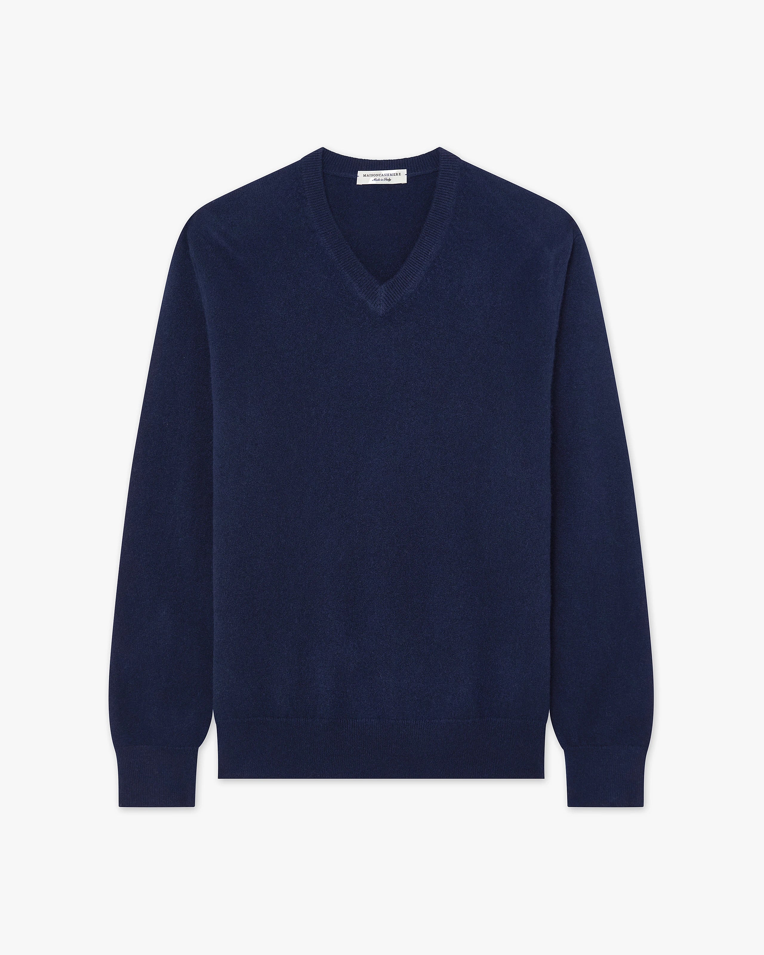 Maglia Scollo V Classic Uomo - Blu - Archivio