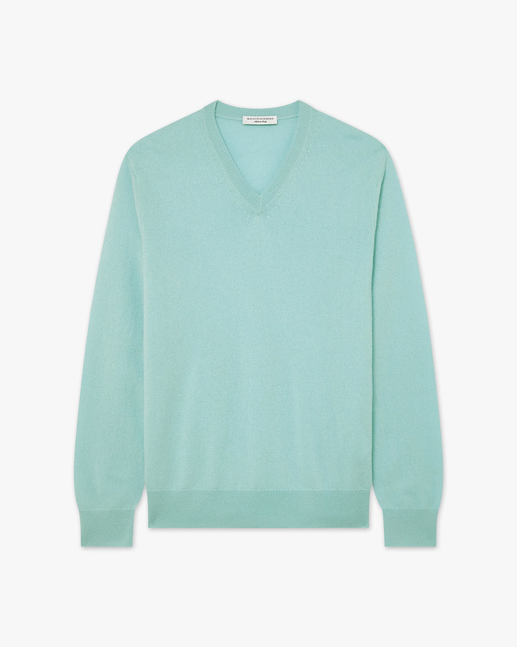 Classic V-Ausschnittpullover Herren - Cyan - Archiv