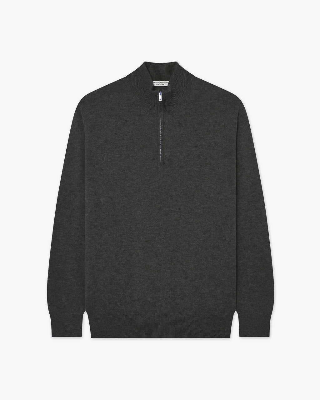 Maglia Lupetto Zip Classic Uomo - Grigio Scuro - Archivio