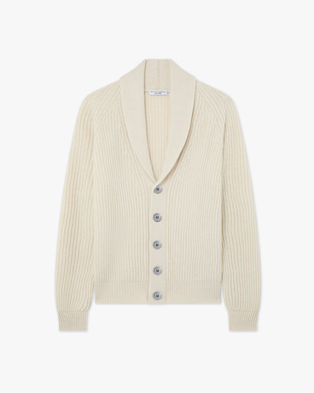 Cardigan Gleneagles Uomo - Bianco - Archivio